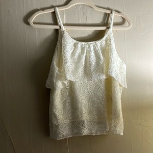 Lace tank top